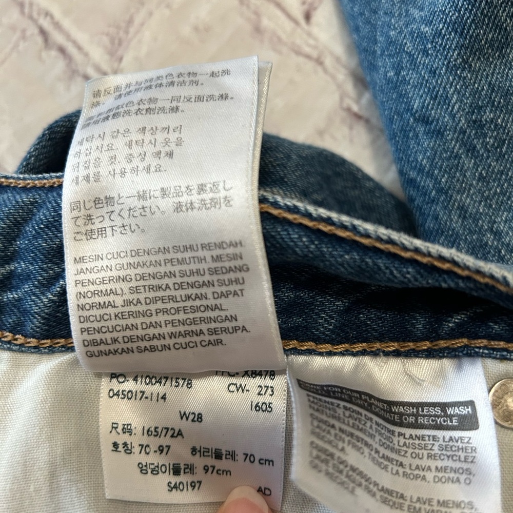 Levi’s Jeans Women’s 70’s High Flare Size 28 Medium Wash Retro Lightweight - Picture 6 of 8